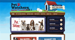 Desktop Screenshot of petwatchersnw.com